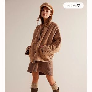 Free People Dolman quilted jacket
